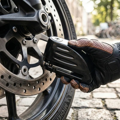 Gambar Otto Klasse Gembok Cakram Motor - Hitam