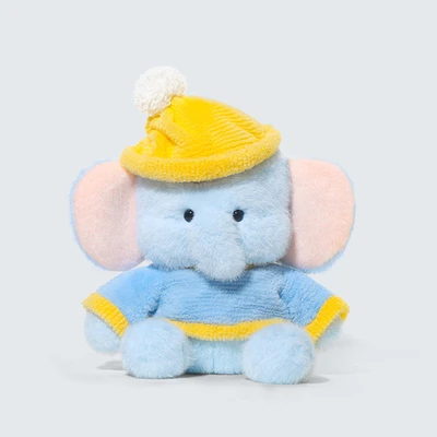 Gambar Hugs To You Boneka Plush Little Elephant Tata - Biru