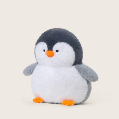 Gambar Hugs To You Boneka Plush Little Penguin Sarah - Putih/abu-abu