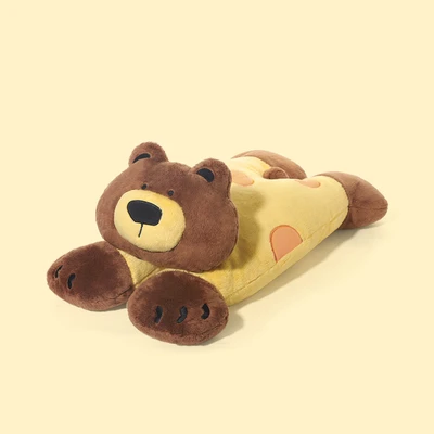 Gambar Hugs To You Boneka Plush Belly Brown Bear - Cokelat