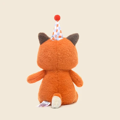 Gambar Hugs To You Boneka Plush Birthday Fox - Oranye
