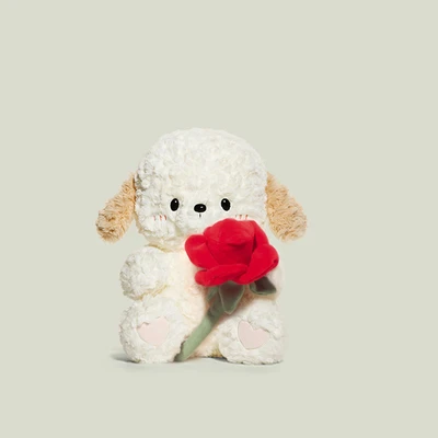 Gambar Hugs To You Boneka Plush Bernie Dog - Krem/cokelat