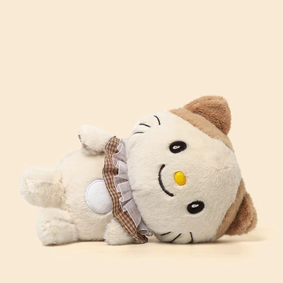 Gambar Hugs To You Boneka Plush Hajimi Kitten - Cokelat