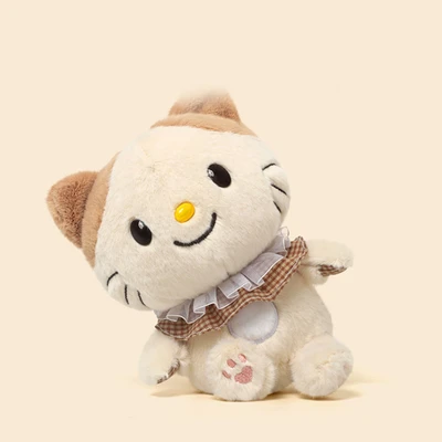 Gambar Hugs To You Boneka Plush Hajimi Kitten - Cokelat