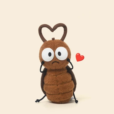 Gambar Hugs To You Boneka Plush Cockroach - Cokelat