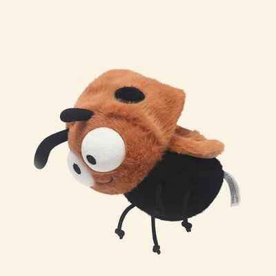 Gambar Hugs To You Boneka Plush Lady Bug - Cokelat/hitam