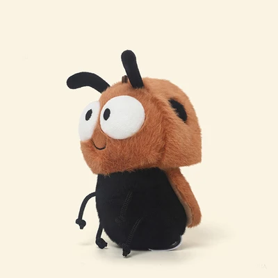 Gambar Hugs To You Boneka Plush Lady Bug - Cokelat/hitam