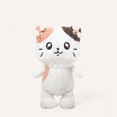Gambar Hugs To You Boneka Plush Sanhua Kitten - Putih