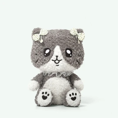 Gambar Hugs To You Boneka Plush Kitten - Abu-abu