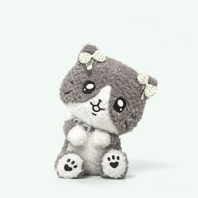Gambar Hugs To You Boneka Plush Kitten - Abu-abu