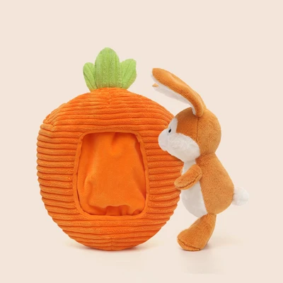 Gambar Hugs To You Boneka Plush Rabbit Nest - Orange