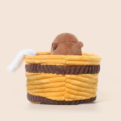 Gambar Hugs To You Boneka Plush Capybara Tub - Cokelat