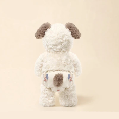 Gambar Hugs To You Boneka Plush Shy Puppy - Krem