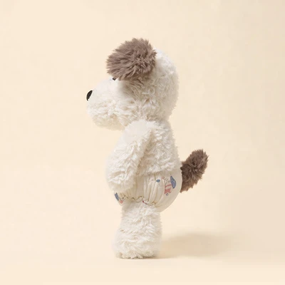 Gambar Hugs To You Boneka Plush Shy Puppy - Krem