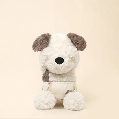 Gambar Hugs To You Boneka Plush Shy Puppy - Krem