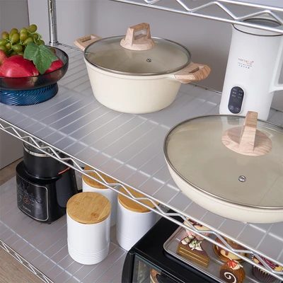 Gambar Krisbow Rak Troli Dapur 3 Tingkat - Silver