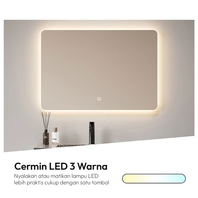 Gambar Informa Luther Set Kabinet Kamar Mandi - Abu-Abu