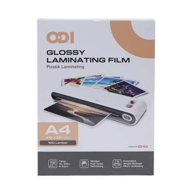 Gambar Odi Laminating Film A4 100 Micron 100 Lembar