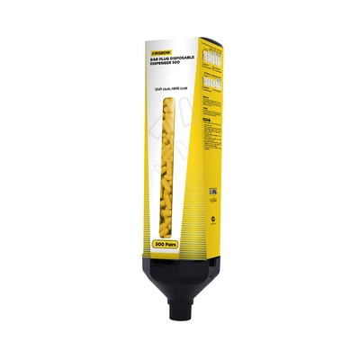 Gambar Krisbow Ear Plug Disposable Dispenser Set 500 Pasang - Kuning