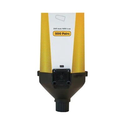 Gambar Krisbow Ear Plug Disposable Dispenser Set 500 Pasang - Kuning