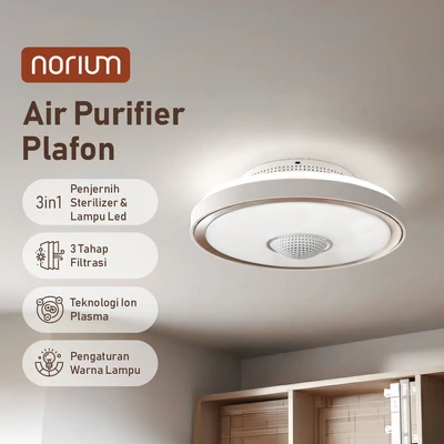 Gambar Norium Air Purifier Plafon 12 m2 CADR 65 m3/jam - Putih