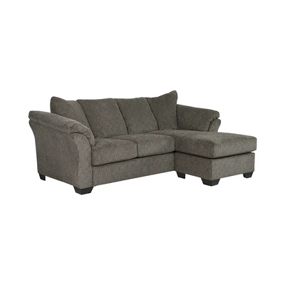 Gambar Ashley Darcy-5 Sofa L Sectional Fabric 4 Seater - Abu-Abu