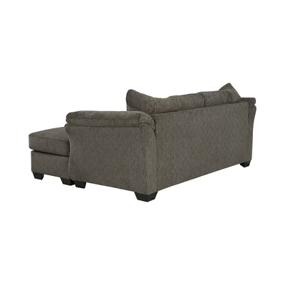 Gambar Ashley Darcy-5 Sofa L Sectional Fabric 4 Seater - Abu-Abu