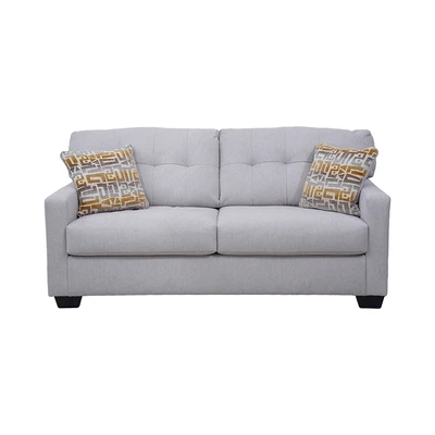 Gambar Ashley Mahoney-3 Sofa Fabric 3 Seater - Putih Ivory