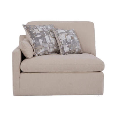 Gambar Ferrara Neo Colombus Sofa Modular Kanan Fabric1 Seater - Krem Beige