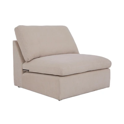 Gambar Ferrara Neo Colombus Sofa Modular Armless Fabric 1 Seater - Krem Beige