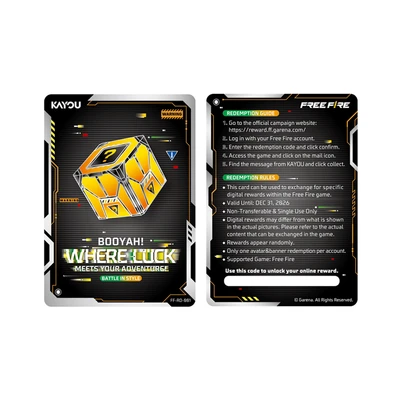 Gambar Kayou Kartu Free Fire Final Survivor Sea Set 5 Pcs Random