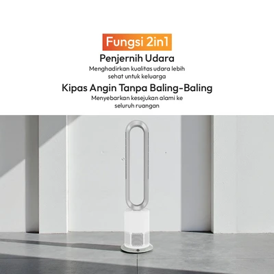Gambar Krisbow Sync Air Purifier 15 m2 CADR 93 m3/jam - Putih