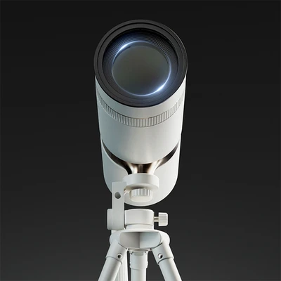 Gambar Science Can Telescope Horizon Star - Putih