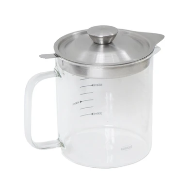 Gambar Culinart Wadah Minyak Kaca Dengan Saringan 1 liter Transparan