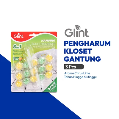 Gambar Glint Citrus Lime Pengharum Kloset Gantung 3 Pcs - Mix