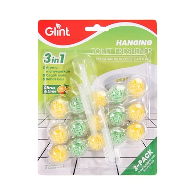 Gambar Glint Citrus Lime Pengharum Kloset Gantung 3 Pcs - Mix