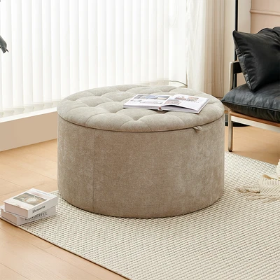 Gambar Informa Maximo Meja Tamu Round - Krem Beige
