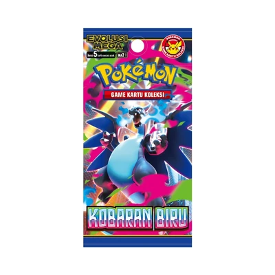 Gambar Pokemon Kartu Booster Pack Evolusi Mega Ma2 Set 5 Pcs Random