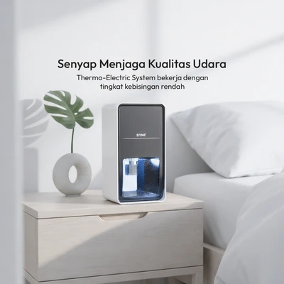 Gambar Krisbow Sync Dehumidifier 0.4 Liter 36 Watt - Putih