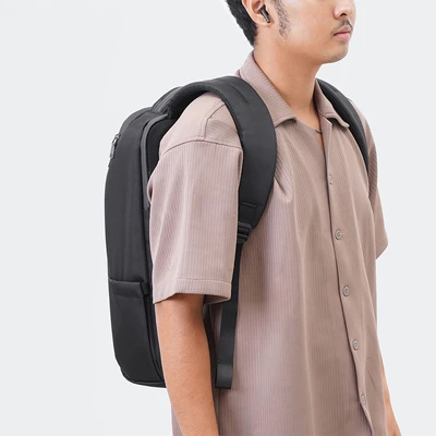 Gambar Luggo Aaron Tas Ransel Slim - Hitam