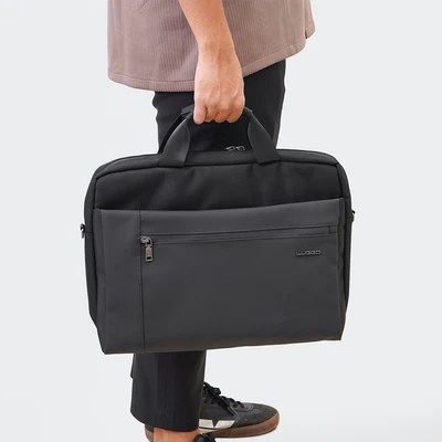 Gambar Luggo Aaron Tas Laptop - Hitam