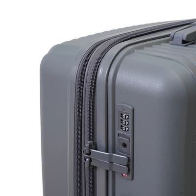 Gambar Passport Montero Koper PP TSA Lock Expandable 24 Inch - Abu-Abu Stone