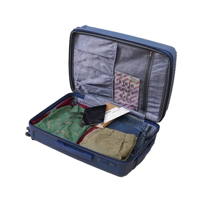Gambar Passport Montero Koper PP TSA Lock Expandable  24 Inch - Biru Opal