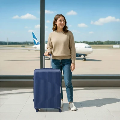 Gambar Passport Montero Koper PP TSA Lock Expandable 28 Inch - Biru Opal