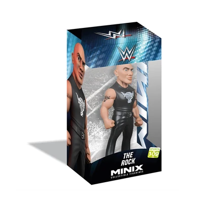 Gambar Minix Wwe Figure The Rock 12 Cm - Hitam