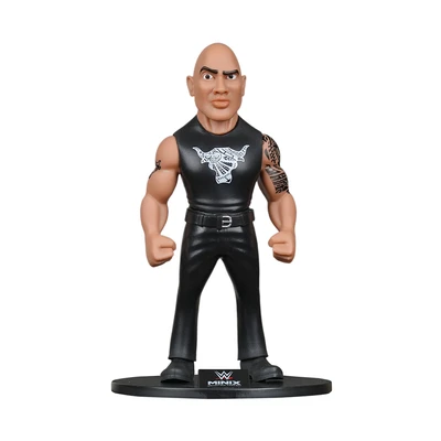 Gambar Minix Wwe Figure The Rock 12 Cm - Hitam