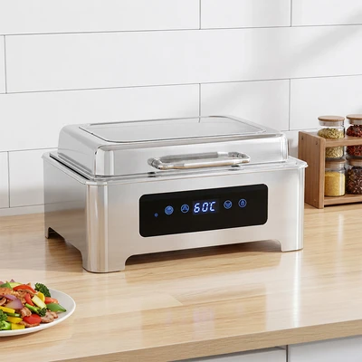 Gambar Kris Penghangat Makanan Elektrik Square 6 Liter 500 watt - Silver