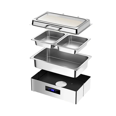 Gambar Kris Penghangat Makanan Elektrik Square 6 Liter 500 watt - Silver