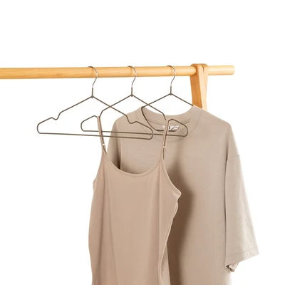 Gambar Stora Hanger Baju Metal PVC Slim 40.5 cm Set 5 pcs - Abu-Abu