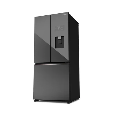 Gambar Panasonic Kulkas 3 Pintu Side By Side 536 Liter NR-CW530HWKD - Hitam